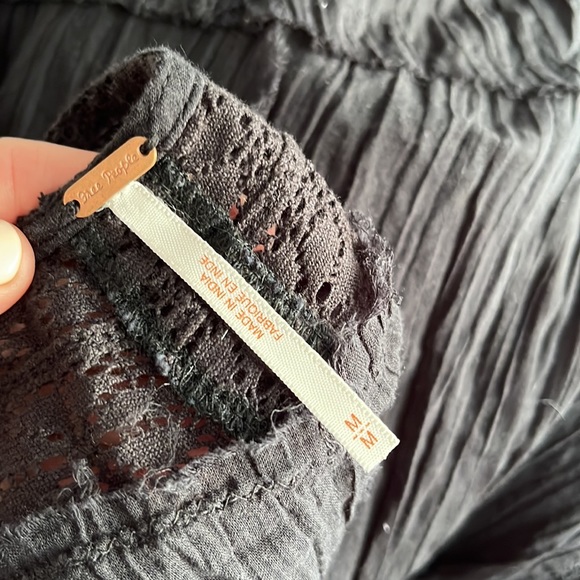 FREE PEOPLE Curved Cotton Gauze Duster Kimono - Picture 4 of 5